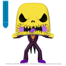 The Nightmare Before Christmas - Jack Scary Face Black Light US Exclusive Pop! Vinyl [RS]