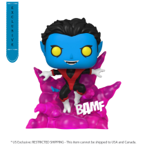 Marvel Comics - Nightcrawler Teleporting Glow US Exclusive Pop! Deluxe [RS]