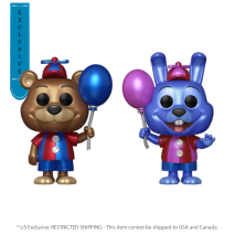 Five Nights At Freddy's - Bonnie & Freddy US Exclusive Metallic Pop! 2-Pack [RS]