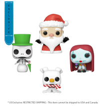The Nightmare Before Christmas - Tree Holiday US Exclusive Pocket Pop! 4-Pack Box Set [RS]