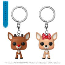 Rudolph - Rudolph & Clarice US Exclusive Pop! Keychain 2-Pack [RS]