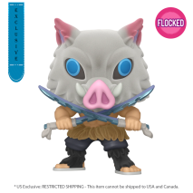 Demon Slayer - Inosuke Hashibira US Exclusive Flocked Pop! Vinyl [RS]