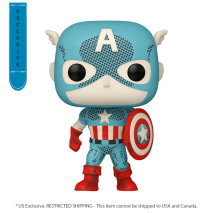 Marvel Comics: D100 - Captain America Retro Reimagined Pop! Vinyl [RS]