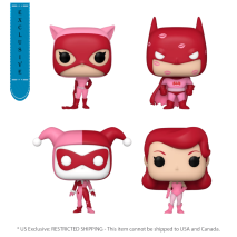 DC Comics: Valentines 2024 - Pink US Exclusive Pocket Pop! 4-Pack Heart Box [RS]