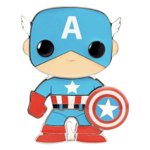Marvel Comics - Captain America 4" Pop! Enamel Pin