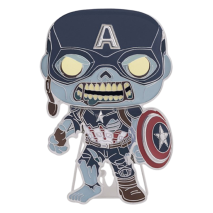 What If - Zombie Captain America 4" Pop! Enamel Pin
