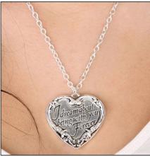 Twilight - Jewellery Heart Quote Necklace