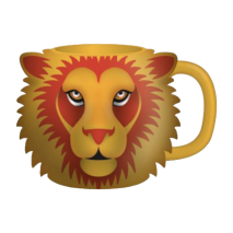 Harry Potter - Griffyndor Lion Shaped Mug