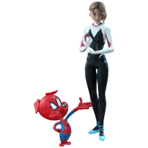 Spider-Man: Into the Spider-Verse - Spider-Gwen & Spider-Ham 1:6 Scale Collectable Action Figure