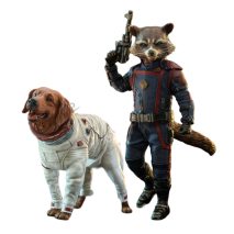 Guardians of the Galaxy Vol 3 - Rocket and Cosmo 1:6 Scale Collectable Action Figure