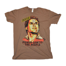 Dexter - Power-Saw Brown Male T-Shirt S