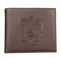 Harry Potter - Gryffindor Logo Embossed Brown Wallet