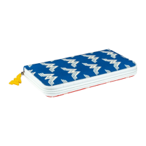 Wonder Woman (2017) - Red and Blue logo Pattern Clutch Purse