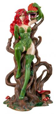 Dc Comics - Poison Ivy on Vine Throne with Killer Flower Statue (with 1-of-1 Chance)