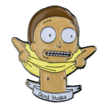 Rick and Morty - Send Nudes Enamel Pin