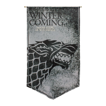A Game of Thrones - Stark of Winterfell Satin Banner