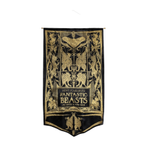 Fantastic Beasts and Where to Find Them - Newt Book Cover Gold Glitter Banner