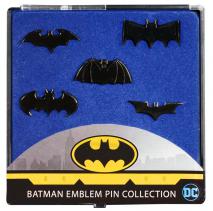 DC Comics - Batman Emblem Black Chrome Pin Collection