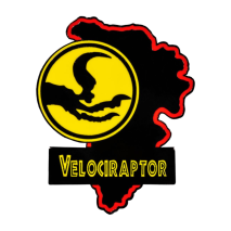 Jurassic Park - Velociraptor Map Enamel Pin