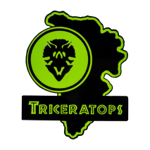 Jurassic Park - Triceratops Map Enamel Pin