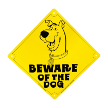 Scooby Doo - Beware of the Dog Tin Sign