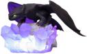 How to Train Your Dragon - Toothless on Light-Up Crystals Statue