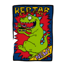 Rugrats - Reptar Cereal Glow Enamel Pin