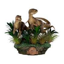 Jurassic Park - Two Raptors Deluxe 1:10 Scale Statue