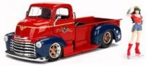 DC Comics Bombshells - Wonder Woman Chevy Pickup 1:24 Scale Hollywood Rides Diecast Vehicle