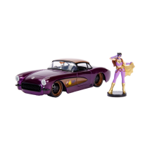 DC Comics Bombshells - Batgirl 1957 Chevy Corvette 1:24 Scale Hollywood Rides Diecast Vehicle