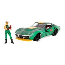 Street Fighter - Chevrolet Corvette Stingray ZL1 (1969) 1:24 Scale with Cammy Figure