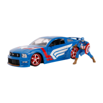Marvel Comics - Captain America 2006 Ford Mustang GT 1:24 Scale Hollywood Ride
