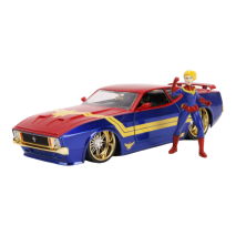 Marvel Comics - Captain Marvel 1973 Ford Mustang Mach 1 1:24 Scale Hollywood Ride