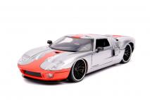 Big Time Muscle - Ford GT 2005 Silver 1:24 Scale Diecast Vehicle