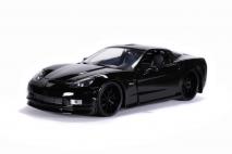 Big Time Muscle - Chevy Corvette 2006 Black 1:24 Scale Diecast Vehicle