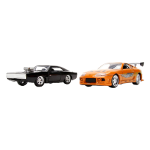 Fast & Furious - Don's Charger & Brian's Supra 1:32 Scale Diecast Hollywood Ride [Twin Pack]