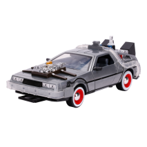 Back to the Future Part III - Time Machine Raw Metal 1:24 Scale Hollywood Ride