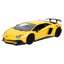 Hyperspec - 2017 Lamborghini Aventador Yellow 1:24 Scale