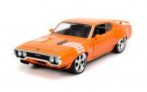 Big Time Muscle - Plymouth GTX 1972 Orange 1:24 Scale Diecast Vehicle