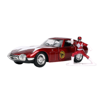 Power Rangers - 1967 Toyota 2000 GT with Red Ranger 1:32 Scale Hollywood Ride