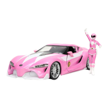 Power Rangers - Toyota FT-1 with Pink Ranger 1:24 Scale