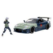 Naruto - Mazda RX-7 With Kakashi Figure 1:24 Scale Vehicle