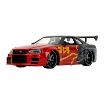 Godzilla - Nissan GTR 1:24 Scale Diecast Vehicle