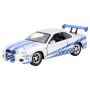 Fast and Furious - 2002 Nissan Skyline GTR R34 Silver 1:32 Scale Hollywood Ride