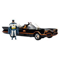 Batman (TV) - Batmobile 1:24 w/Batman & Robin