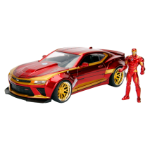 Marvel Comics - Iron Man 2016 Chevy Camero SS 1:24 Scale Hollywood Rides Diecast Vehicle