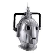 Doctor Who - Cyberman 4.25" Glass Xmas Ornament