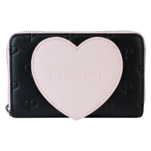Blackpink - All-Over-Print Heart Zip Around Wallet