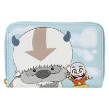 Avatar The Last Airbender - Aang, Appa & Momo Zip Around Wallet