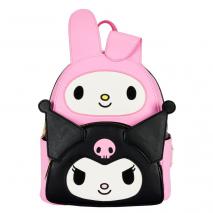 Sanrio - My Melody & Kuromi 2-Pocket Mini Backpack